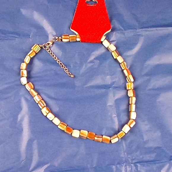 Polished Agate Bead Necklace - Picture 1 of 5